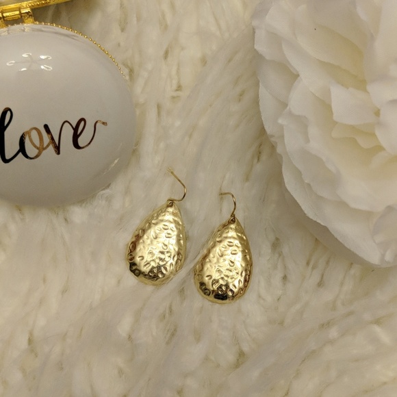 Jewelry - Gold teardrop earrings"3 for 25"